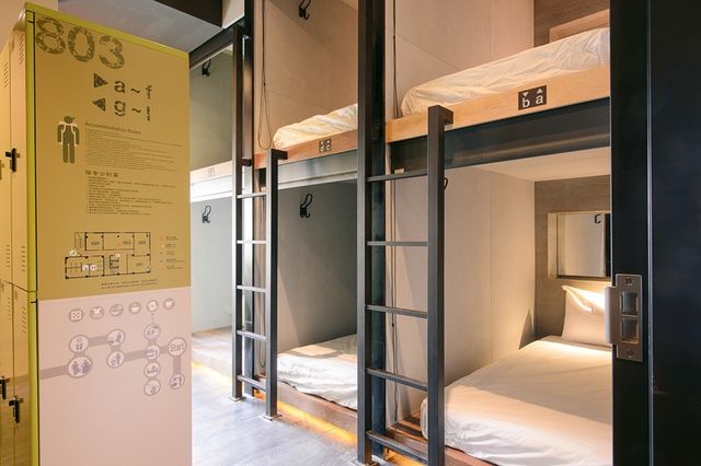 奇異果快捷旅店-站前二店-男性背包客房（雙人床位）-3