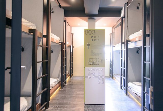 奇異果快捷旅店-站前二店-男性背包客房（雙人床位）-4