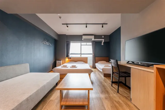 이 스테이 (E-STAY) 난바-MAX4 people【e-stay namba/self-apartment 】Atype-4