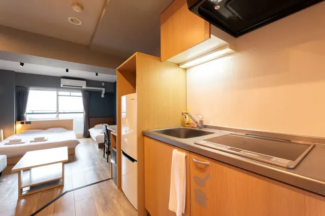 이 스테이 (E-STAY) 난바-MAX4 people【e-stay namba/self-apartment 】Atype-5
