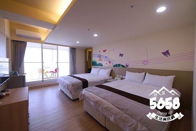 フォルモサ ブールバード ミュージック シティ INN-Music Cabin | Lovely Quad Room-4
