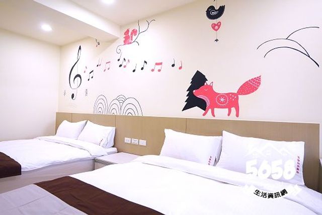 フォルモサ ブールバード ミュージック シティ INN-Music Cabin | Lovely Quad Room-5