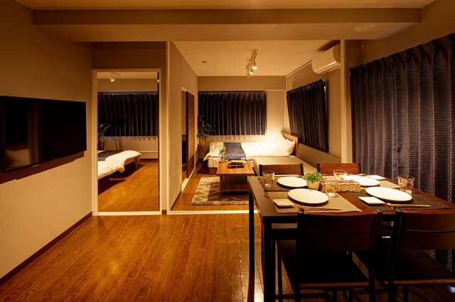 이 스테이 (E-STAY) 난바-MAX5people room【e-stay namba/self-apartment 】-1