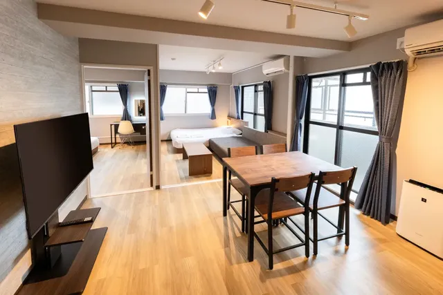 이 스테이 (E-STAY) 난바-MAX5people room【e-stay namba/self-apartment 】-4