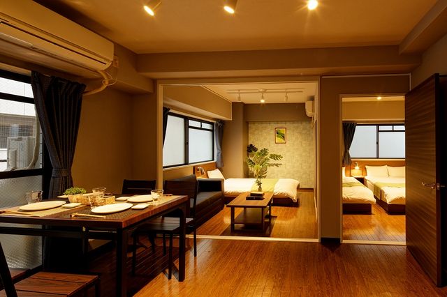 이 스테이 (E-STAY) 난바-MAX7people room【e-stay namba/self-apartment 】-1