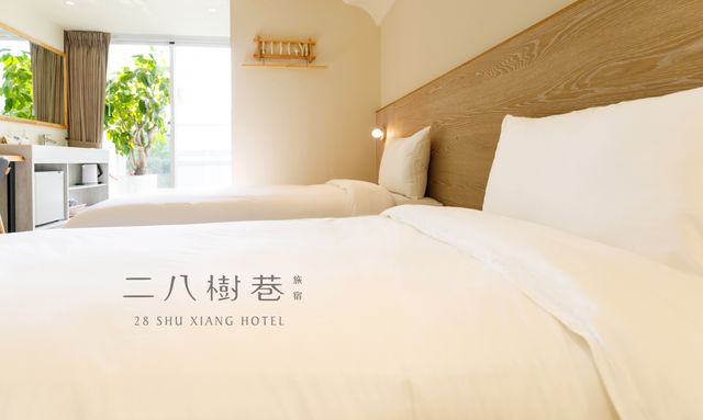 二八樹巷藝術文旅-香柏雙床房-2