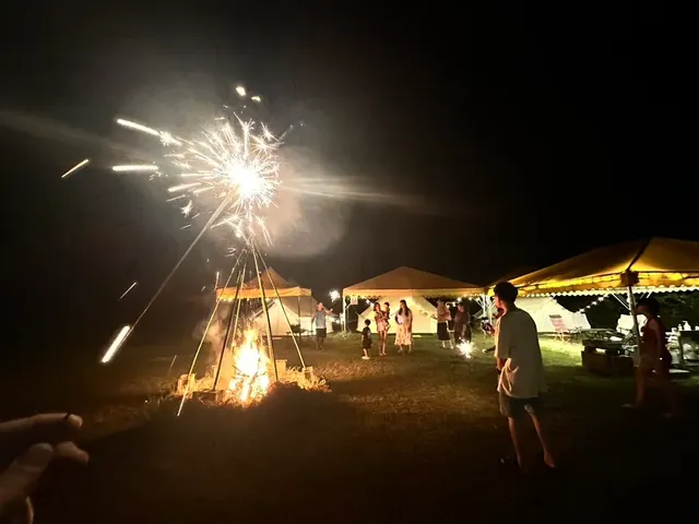 童露人 | 懶人露營 一泊一食（早餐）好客下午茶迎賓-【懶人露營】神殿帳-7