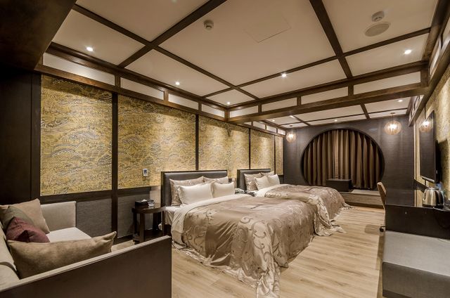 合樂商務設計旅店｜寵物友善-親子四人房-5