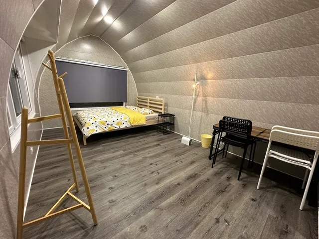 童露人露營區 |獨家8折起！ 豪華一泊一食再贈下午茶加獨立衛浴-【懶人露營】合掌屋-3