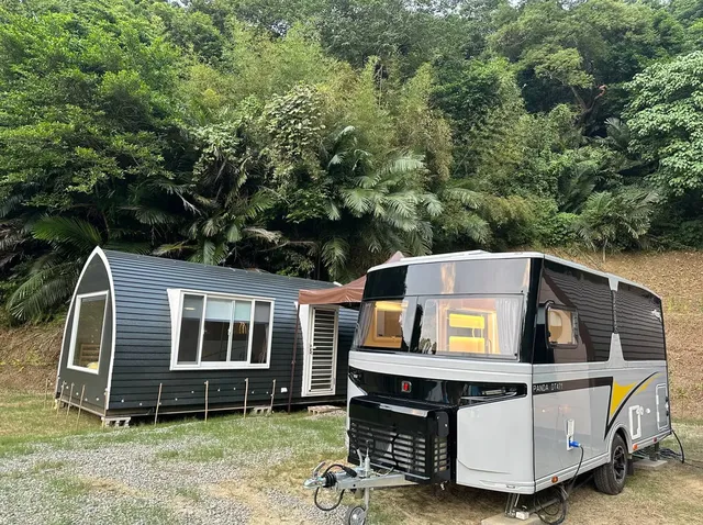 童露人露營區 |獨家8折起！ 豪華一泊一食再贈下午茶加獨立衛浴-【懶人露營】露營車（露宿號）-5