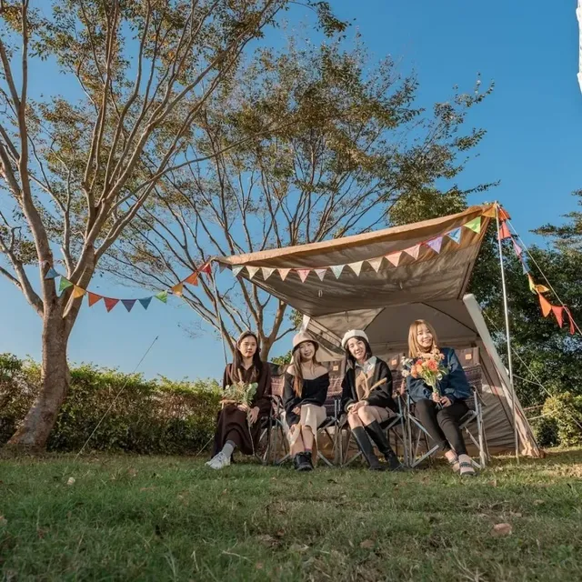 黃金好望角露營區 | 限時優惠75折！超美夕陽懶人露營，豪華一泊二食-小資鐘型帳-5