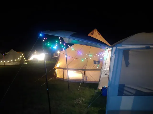 黃金好望角露營區 | 限時優惠75折！超美夕陽懶人露營，豪華一泊二食-小資鐘型帳-3