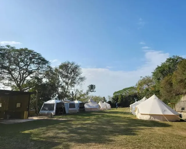 黃金好望角露營區 | 限時優惠75折！超美夕陽懶人露營，豪華一泊二食-豪華鐘型帳-4