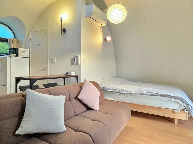 【全新开业】湊乃里 - 小湊铁道景观、车站步行6分钟 w/WiFi、Netflix-Dome B @ Villas Minato-3