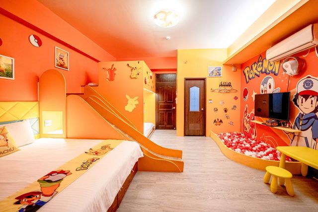 Han days B & B-Tongcai Pavilion-201 Pokémon Six-person Room-4