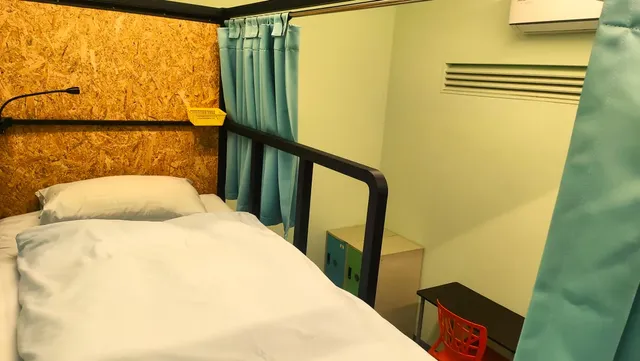 途中 ‧ 台北 國際青年旅舍-女生多人房的上鋪床位 (不指定房型)-3