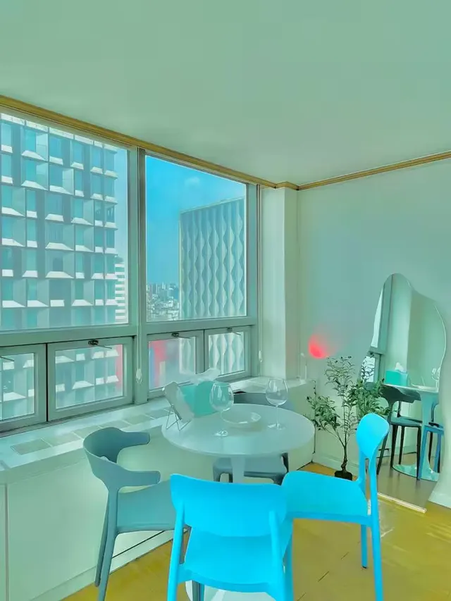 [신규] 홍대입구역 9초美麗的漢江日落景觀-弘大入口站步行3分鐘 美麗的日落城市景觀 | 5人入住-6