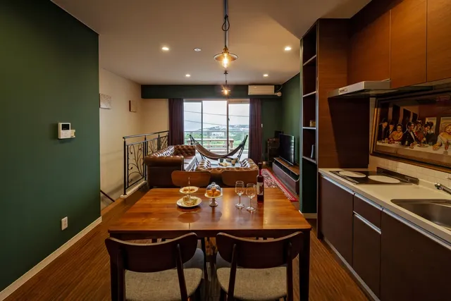 Private Mid Moutain Villa Gushikumui by R Hotel-Mid Moutain Sea View 5ppl Holiday House free park【run of house】-8