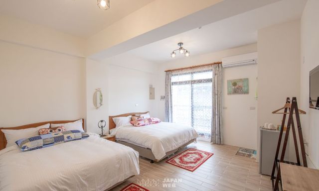 Country Arts BnB-Warm parent-child quadruple room (spring firefly)-1