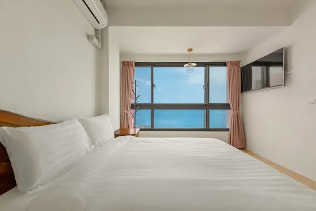 花蓮佑尼可智能入住旅店｜海景｜近東大門｜電梯-海景雙人房-1