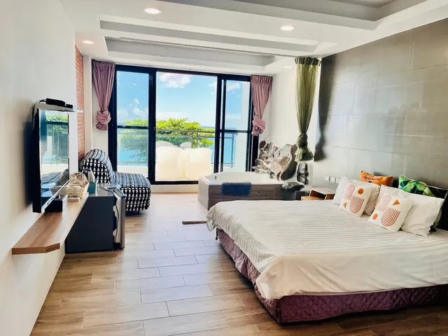Kenting Bed and Breakfast. Iwate Hotel-Ocaen view room l Ocean View Double Room-2