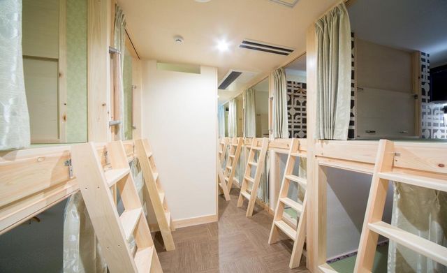 호스텔 와사비 나고야 에키마에 (HOSTEL WASABI Nagoya Ekimae)-28인 혼성 도미토리-1