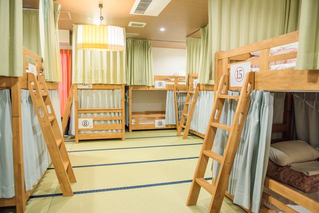 호스텔 와사비 나고야 에키마에 (HOSTEL WASABI Nagoya Ekimae)-16인 혼성 도미토리-1