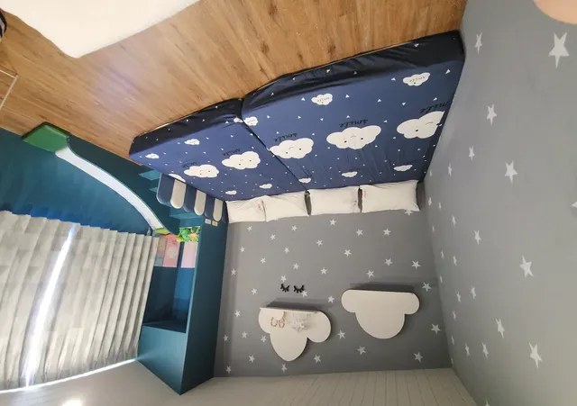 鐵道小屋民宿-雲朵四人親子房-6