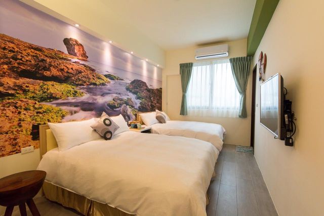 天工享棧｜ 7~18人墾丁包棟 | BBQ烤肉&兒童戲水池＆KTV＆麻將＆遊戲機-三房包棟7-9人（四人房*1+三人房*1+雙人房*1 / 三人房*1+雙人房*2）-7