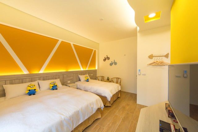 天工享棧｜ 7~18人墾丁包棟 | BBQ烤肉&兒童戲水池＆KTV＆麻將＆遊戲機-四房包棟10-12人（四人房*1+雙人房*3 / 四人房*2+雙人房*2）-1