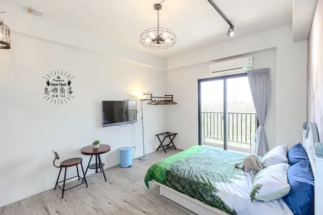 Island Nook B&B Penghu-202 Double Room with Forest View & Balcony, Island nook B&B Penghu-3