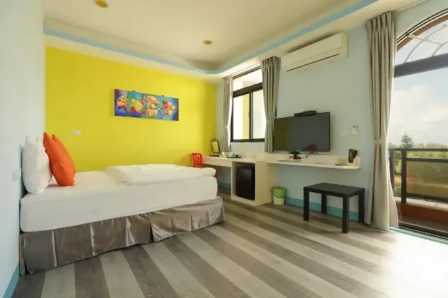 아타미 펑후완 홈스테이 (Atami Penghuwan Homestay)-Ocaen view room l Quadruple Room with Sea View-3