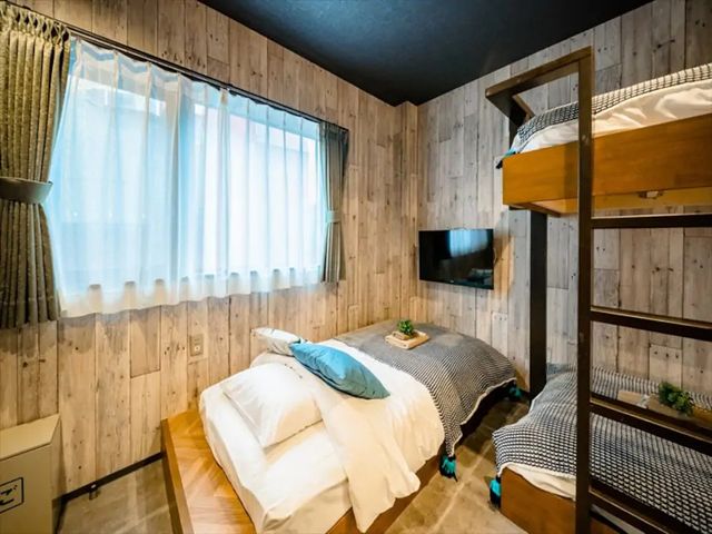 5min walk from JR Komagome/9min walk to cherry blossom and autumn foliage garden / Private room-Triple Room - 001-2