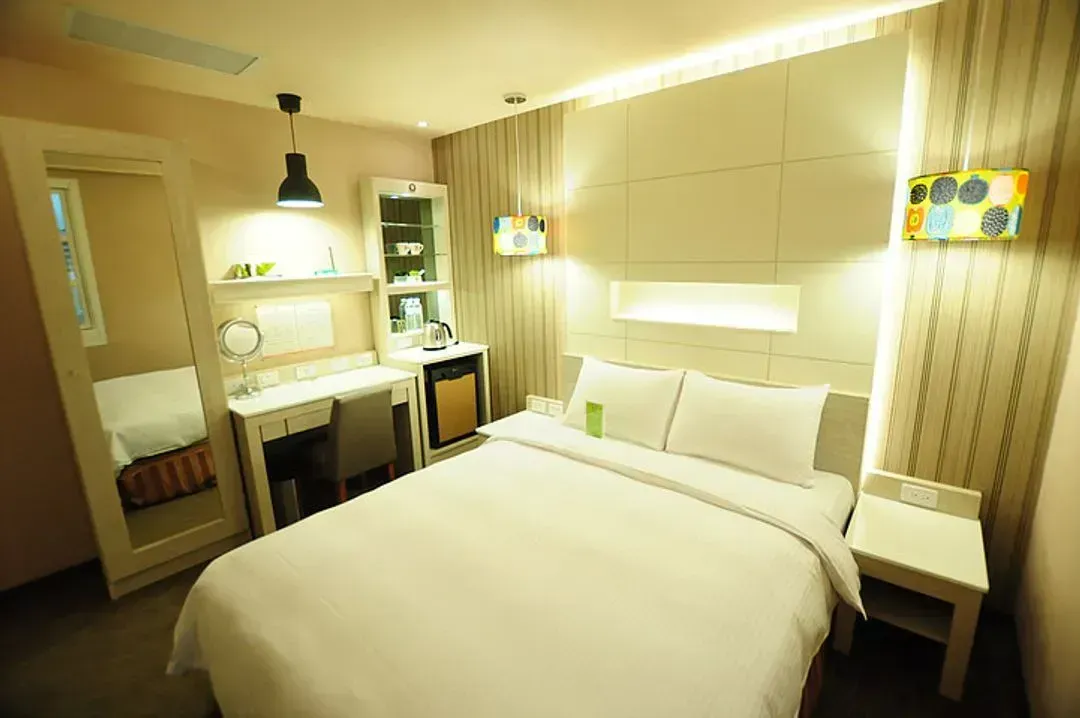 【High Speed Rail Holiday】Kangqiao Hotel Kaohsiung． Zhongshan Bade Pavilion 2-day free travel