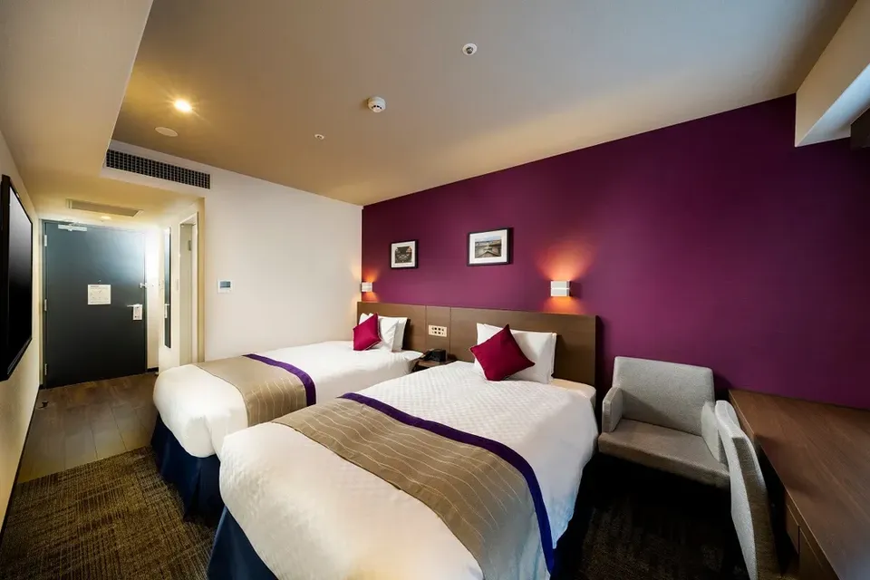 【福岡馬拉松推薦: 限定兩日預訂】福岡天神南BestWestern PLUS飯店｜天神南站步行5分/方便至中州屋台-高級雙床房【不挑房】-3