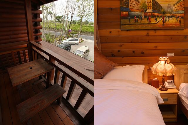 北方札特｜鄰近羅東夜市-木屋館 Log Cabin 201四人套房-3