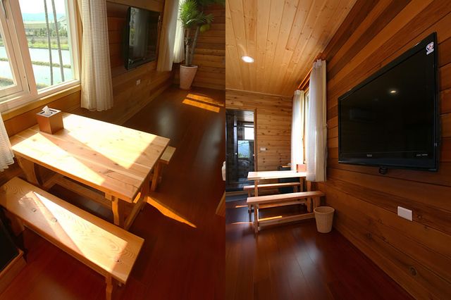 北方札特｜鄰近羅東夜市-木屋館 Log Cabin 202四人套房-3