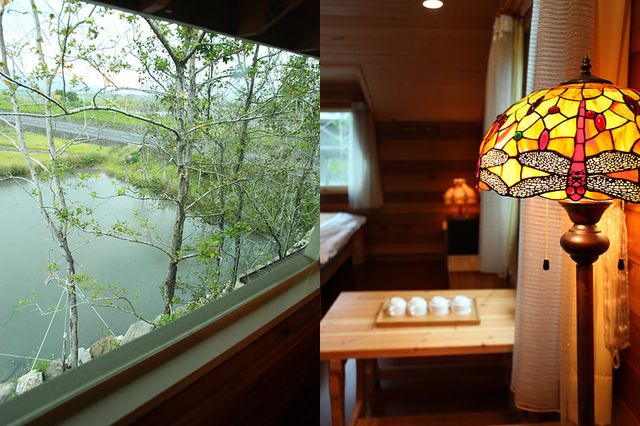 北方札特｜鄰近羅東夜市-木屋館 Log Cabin 301四人套房-3