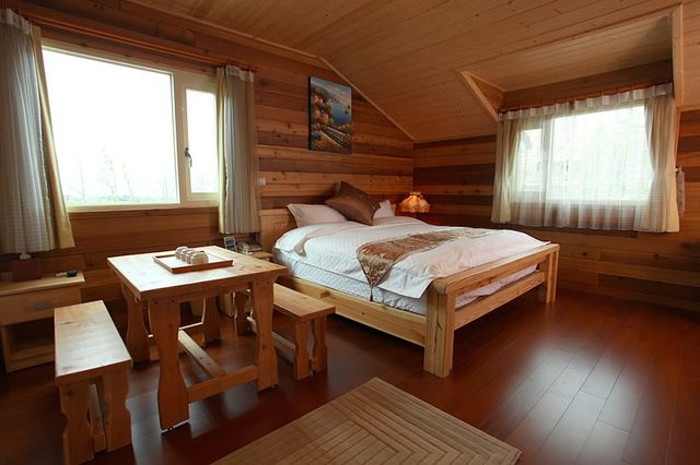 北方札特｜鄰近羅東夜市-木屋館 Log Cabin 302四人套房-2