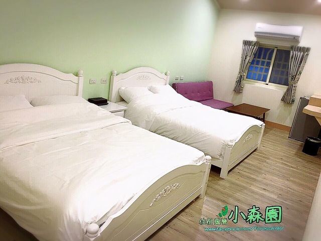 1號房適合有3歲以下幼兒入住 床高度低可併床靠牆 亦可提供幼兒用品請另洽詢