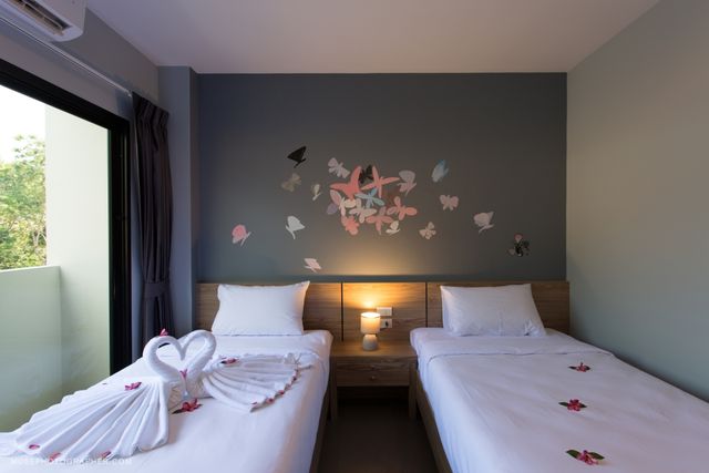 아이네스트 포쉬텔 (iNest Poshtel)-Double or Twin Bed room with balcony-3