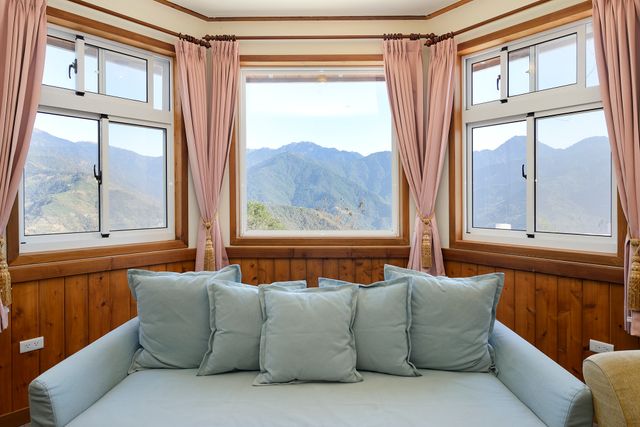 打開房門即可遠眺清境群山