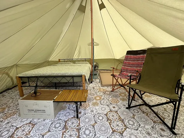 童露人露營區 |獨家8折起！ 豪華一泊一食再贈下午茶加獨立衛浴-【懶人露營】懶人帳 (體驗優惠/無餐）-6