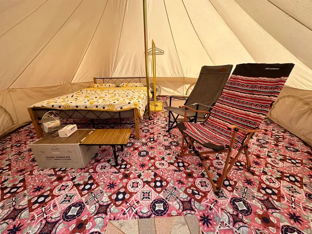 童露人露營區 |獨家8折起！ 豪華一泊一食再贈下午茶加獨立衛浴-【懶人露營】懶人帳 (體驗優惠/無餐）-5