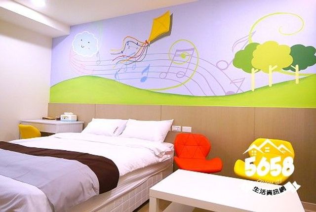 フォルモサ ブールバード ミュージック シティ INN-Music Cabin | Sweet Double Room-7