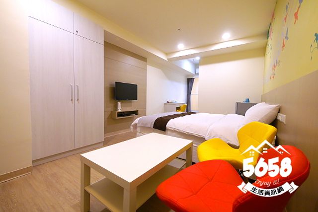 フォルモサ ブールバード ミュージック シティ INN-Music Cabin | Sweet Double Room-4