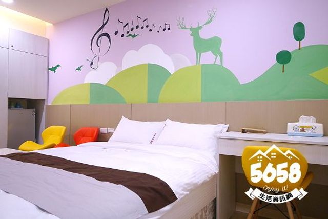 フォルモサ ブールバード ミュージック シティ INN-Music Cabin | Sweet Double Room-8