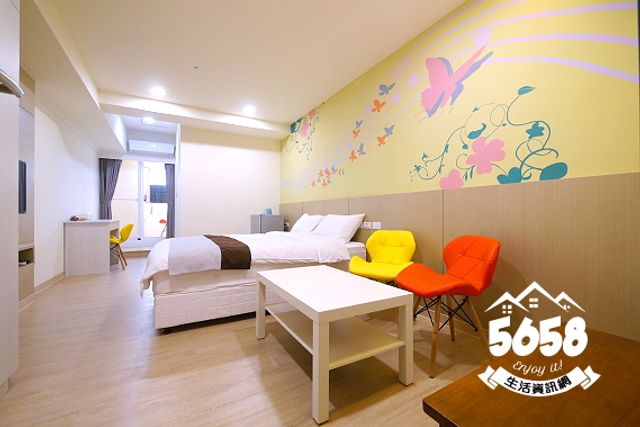 フォルモサ ブールバード ミュージック シティ INN-Music Cabin | Sweet Double Room-1