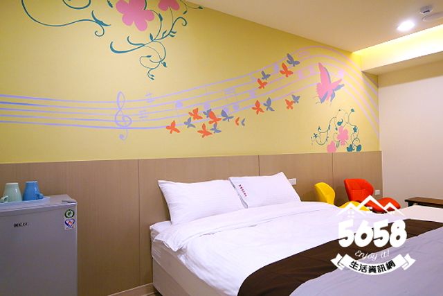 フォルモサ ブールバード ミュージック シティ INN-Music Cabin | Sweet Double Room-5