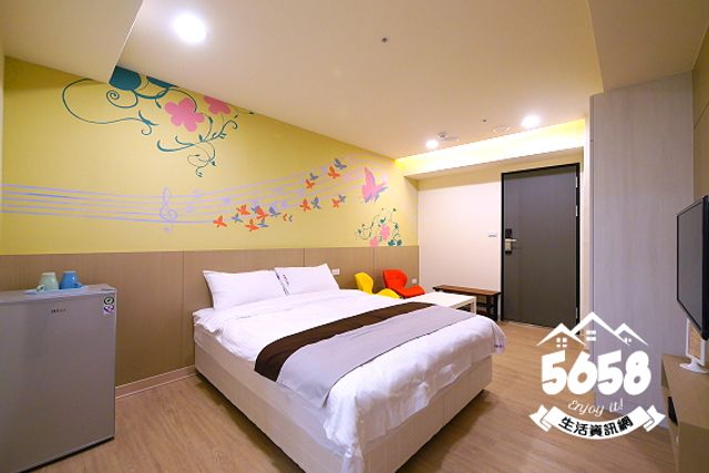 フォルモサ ブールバード ミュージック シティ INN-Music Cabin | Sweet Double Room-2